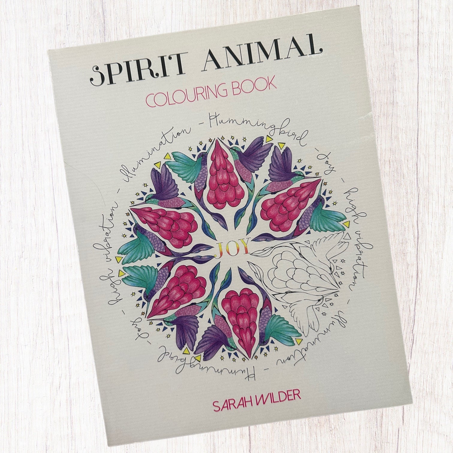 Spirit Animal Colouring Book Sacred Cherry