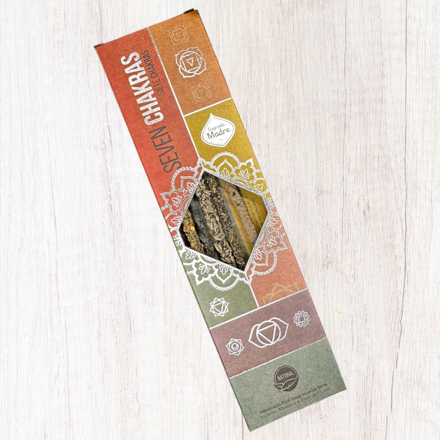 Sagrada Madra Seven Chakra Incense Sticks