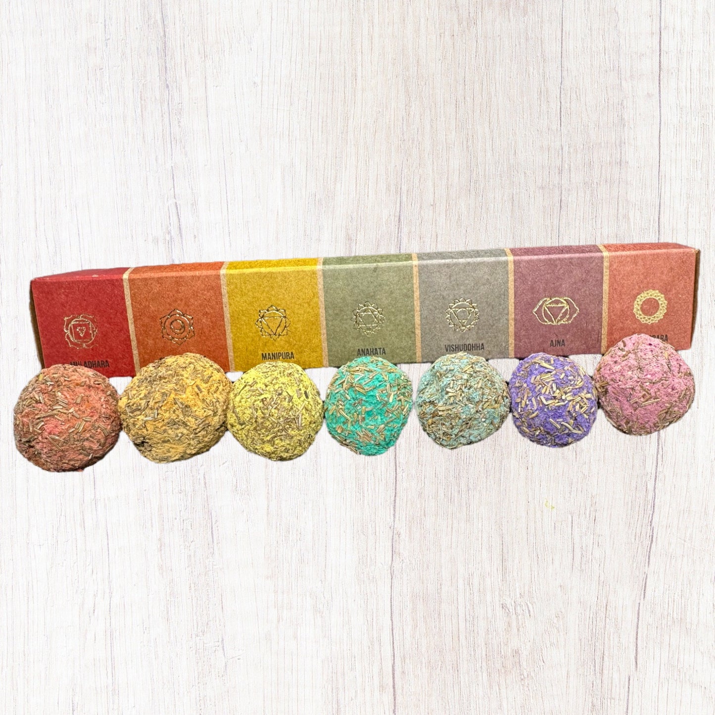 Sagrada Madra Seven Chakra Incense Smudge Bombs