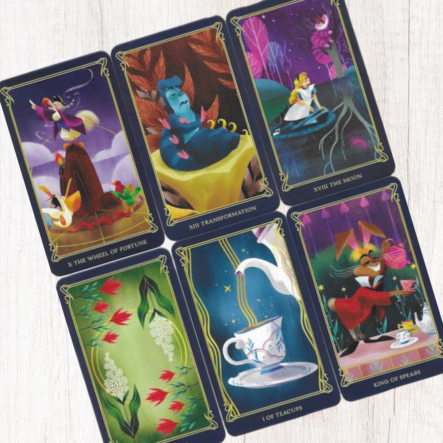 Alice In Wonderland Tarot Deck & Guidebook Official Deck