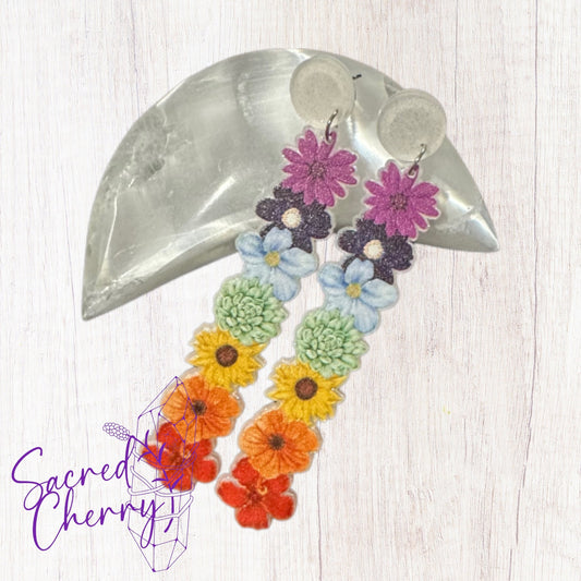 Chakra Floral Earrings
