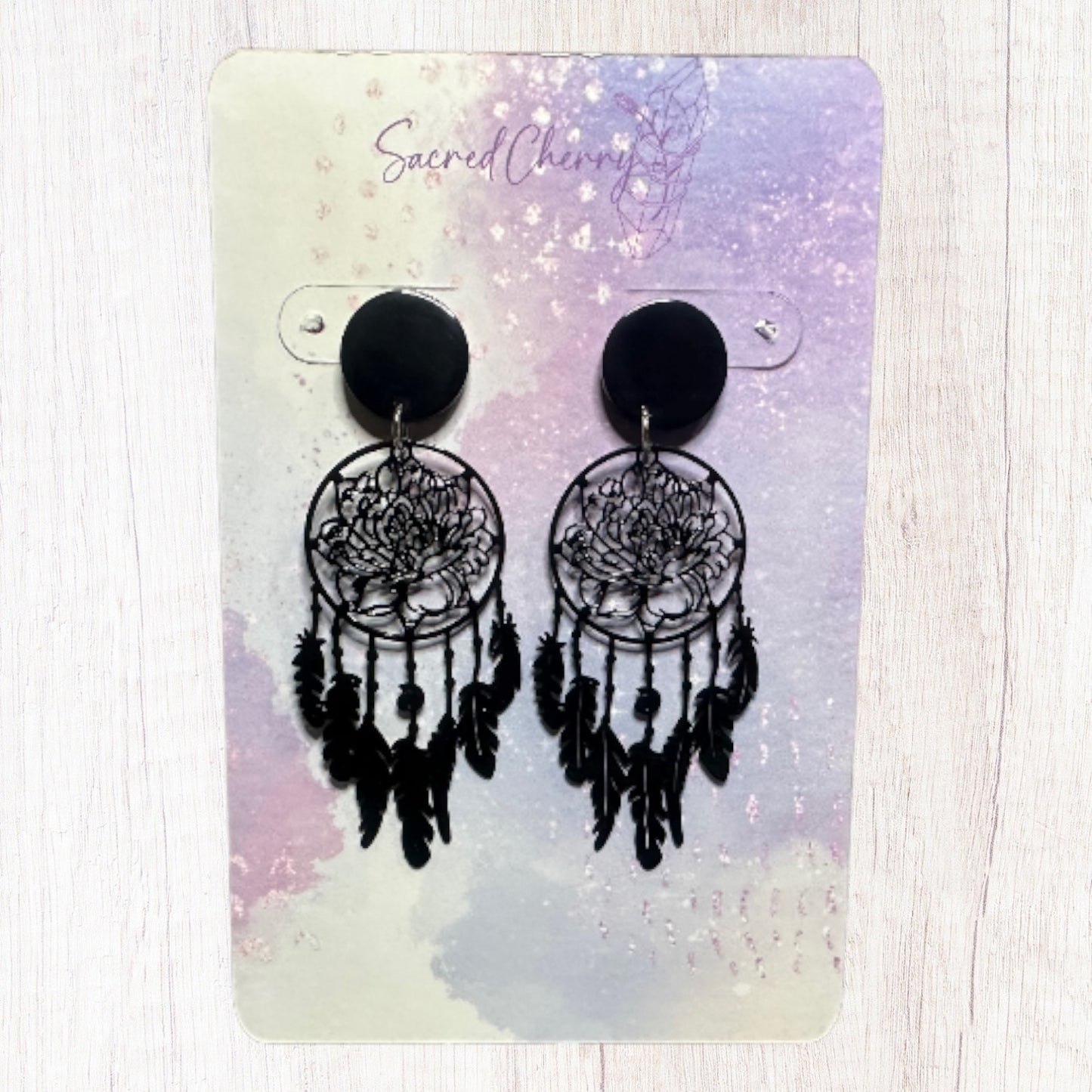 Lotus Dreamcatcher Earring