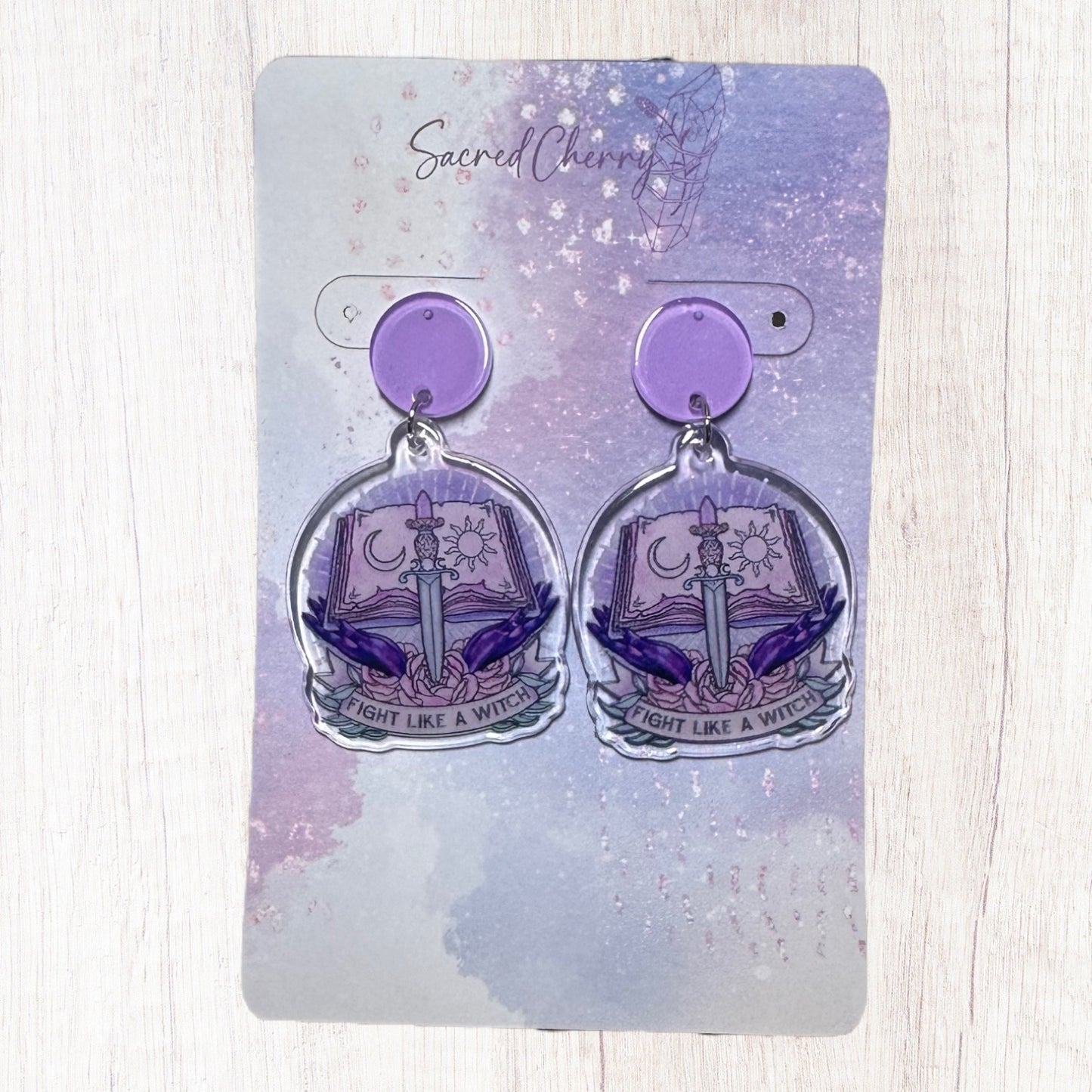 Fight Like A Witch Earrings