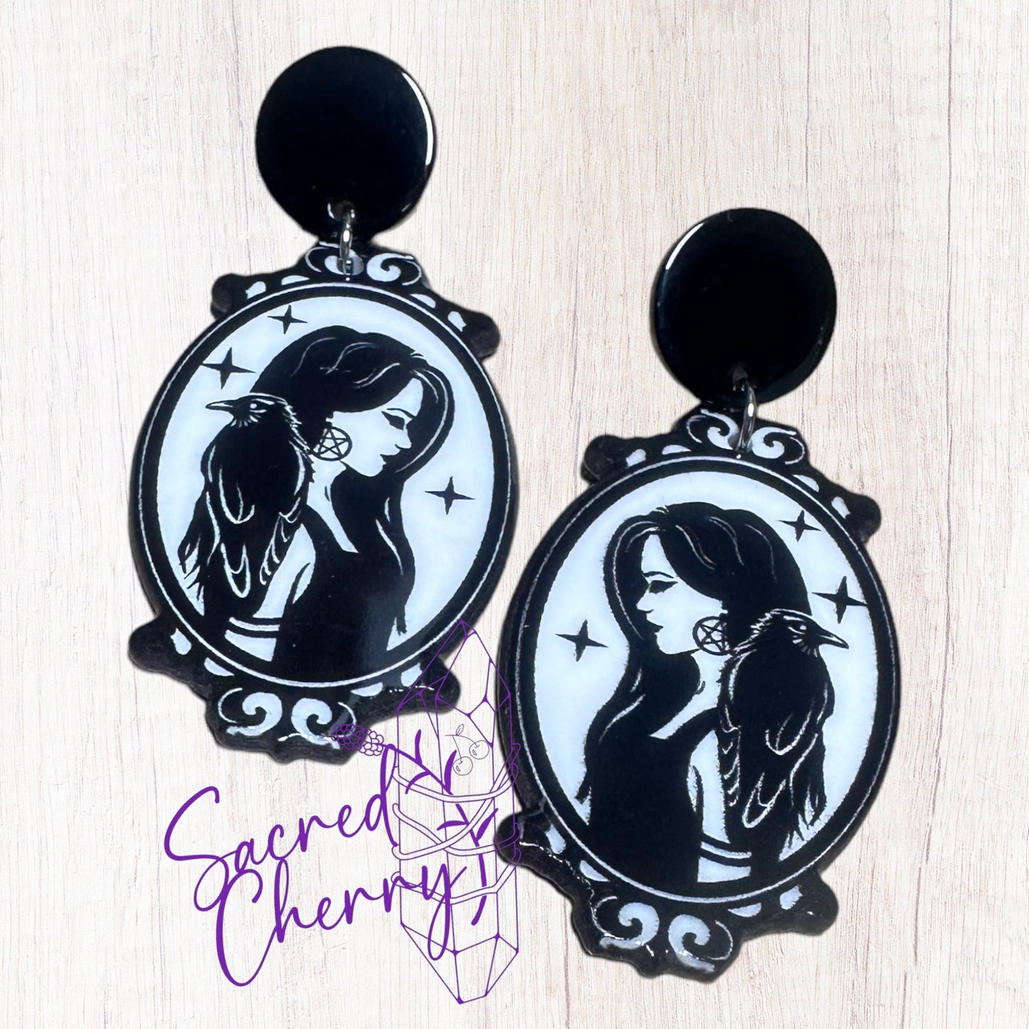 Goddess Morrigan Earrings