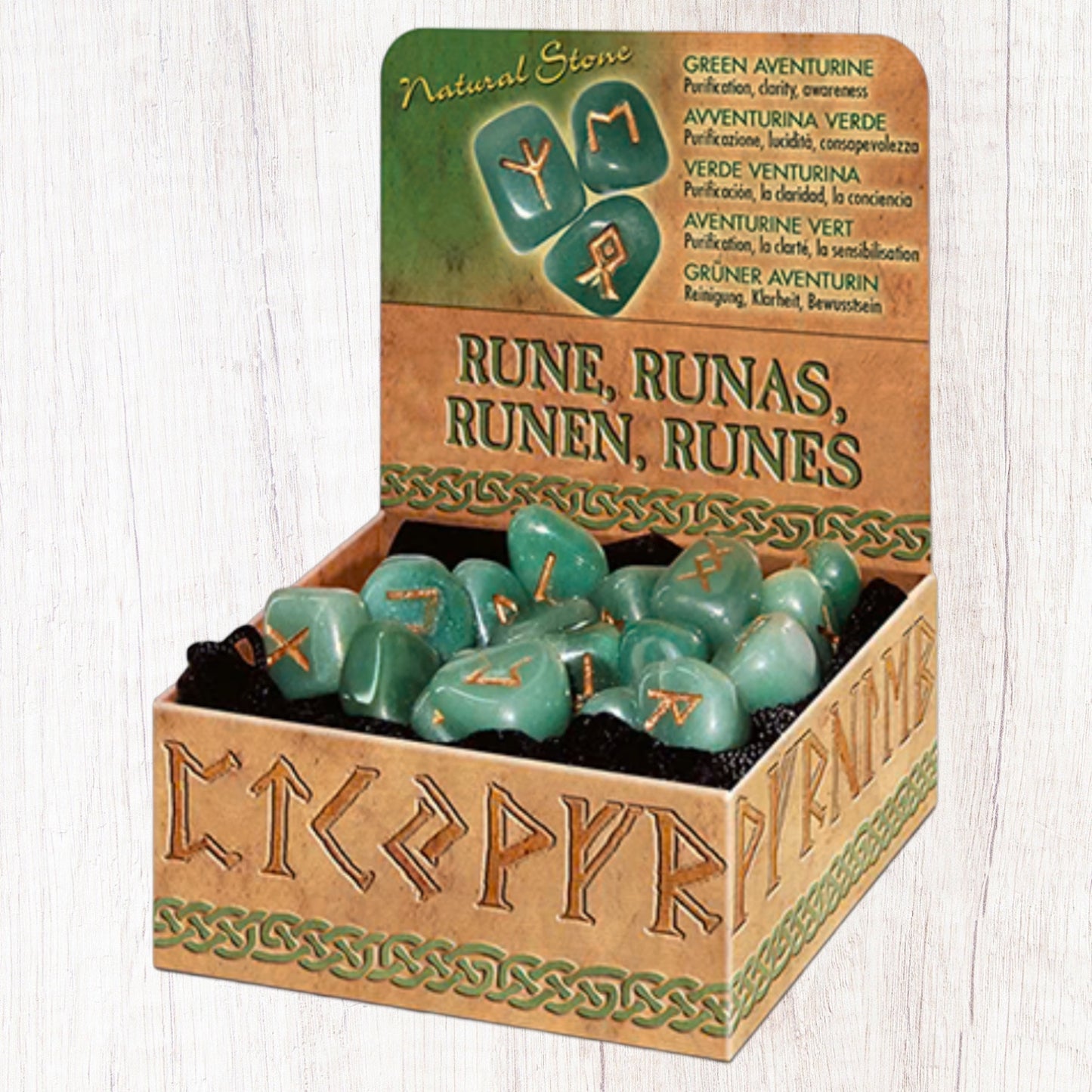 Green Aventurine Runes