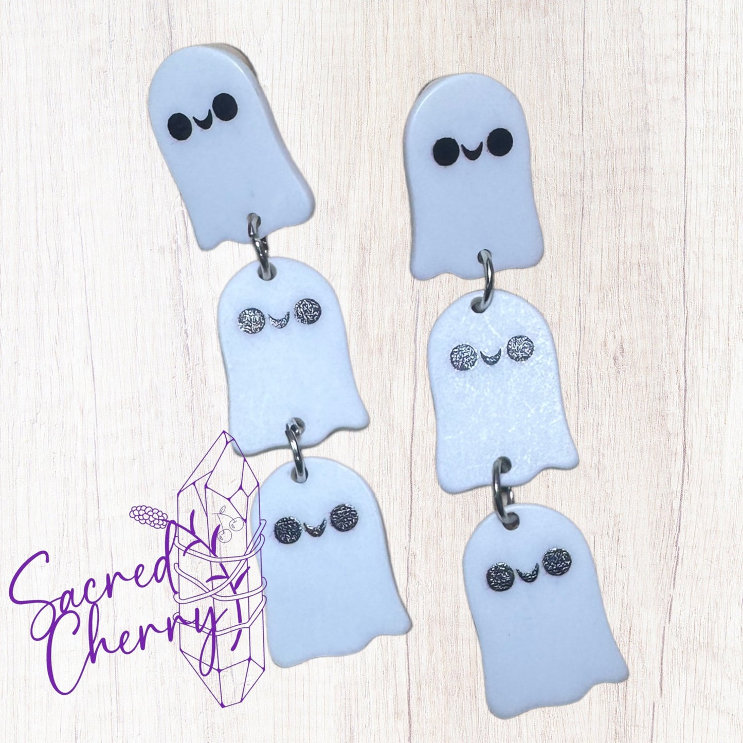 Halloween Ghost Dangle Earrings