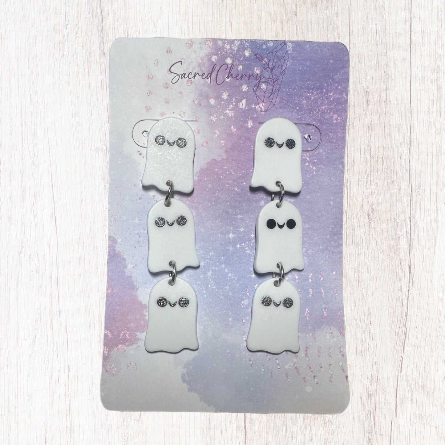 Halloween Ghost Dangle Earrings