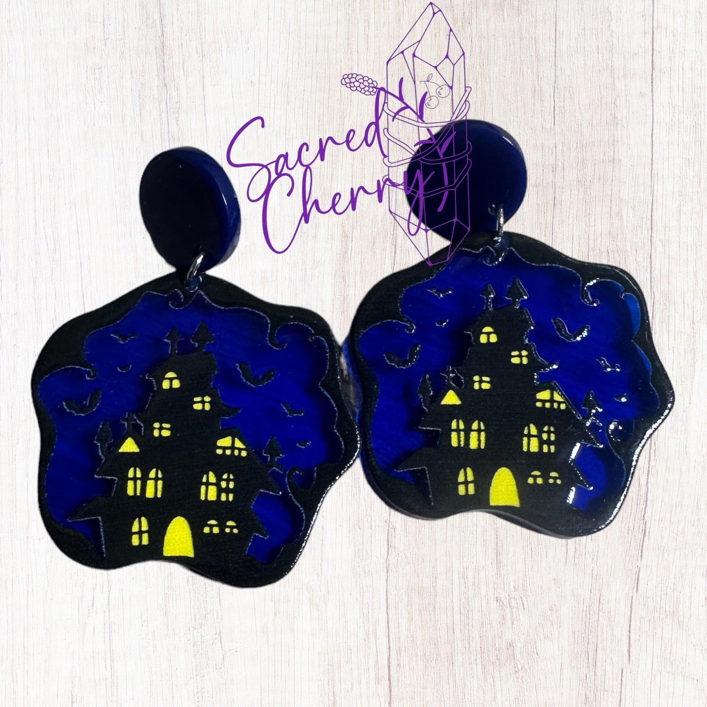 Halloween Haunted Mansion Earrings