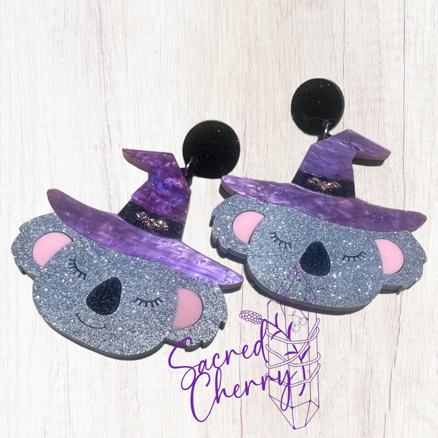 Koala Witch Earrings