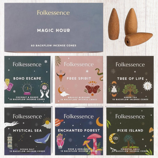 Folkessence Magic Hour Backflow Incense Cones