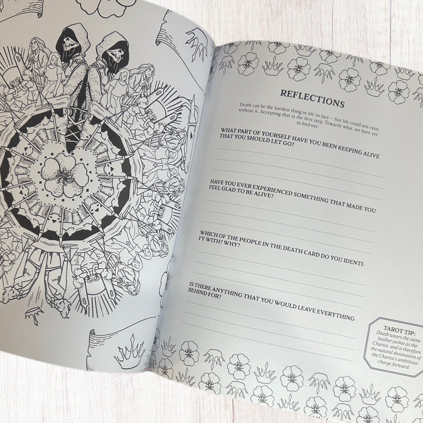 Modern Witch Tarot Colouring Book