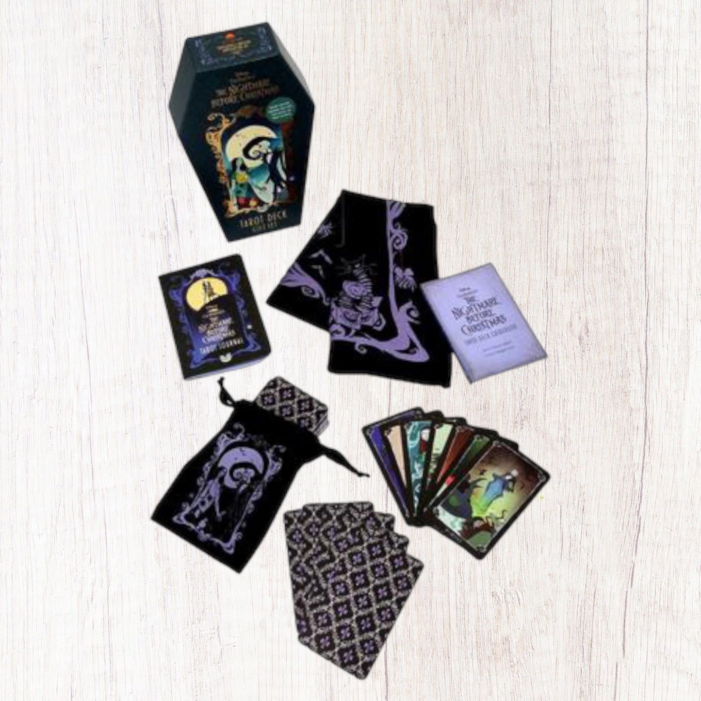 The Nightmare Before Christmas Tarot Deck Gift Set Official Deck