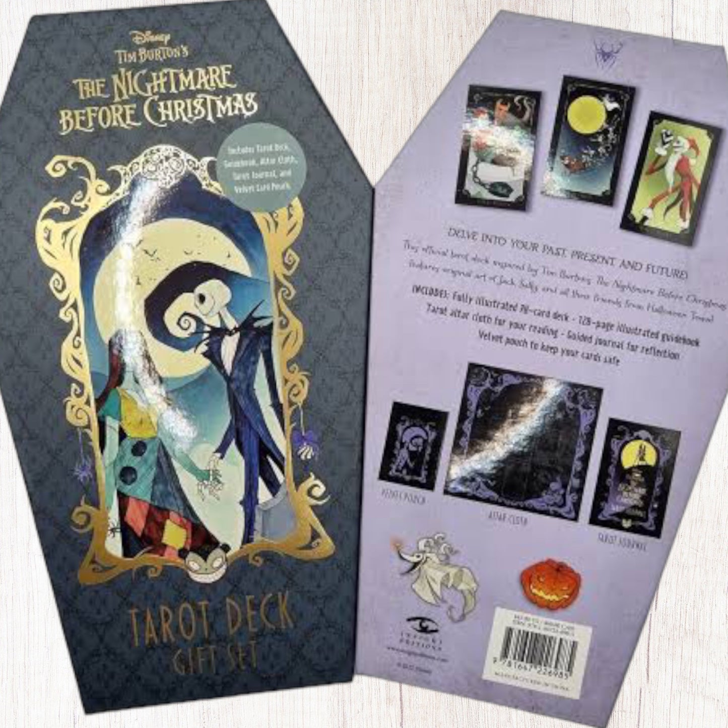 The Nightmare Before Christmas Tarot Deck Gift Set Official Deck