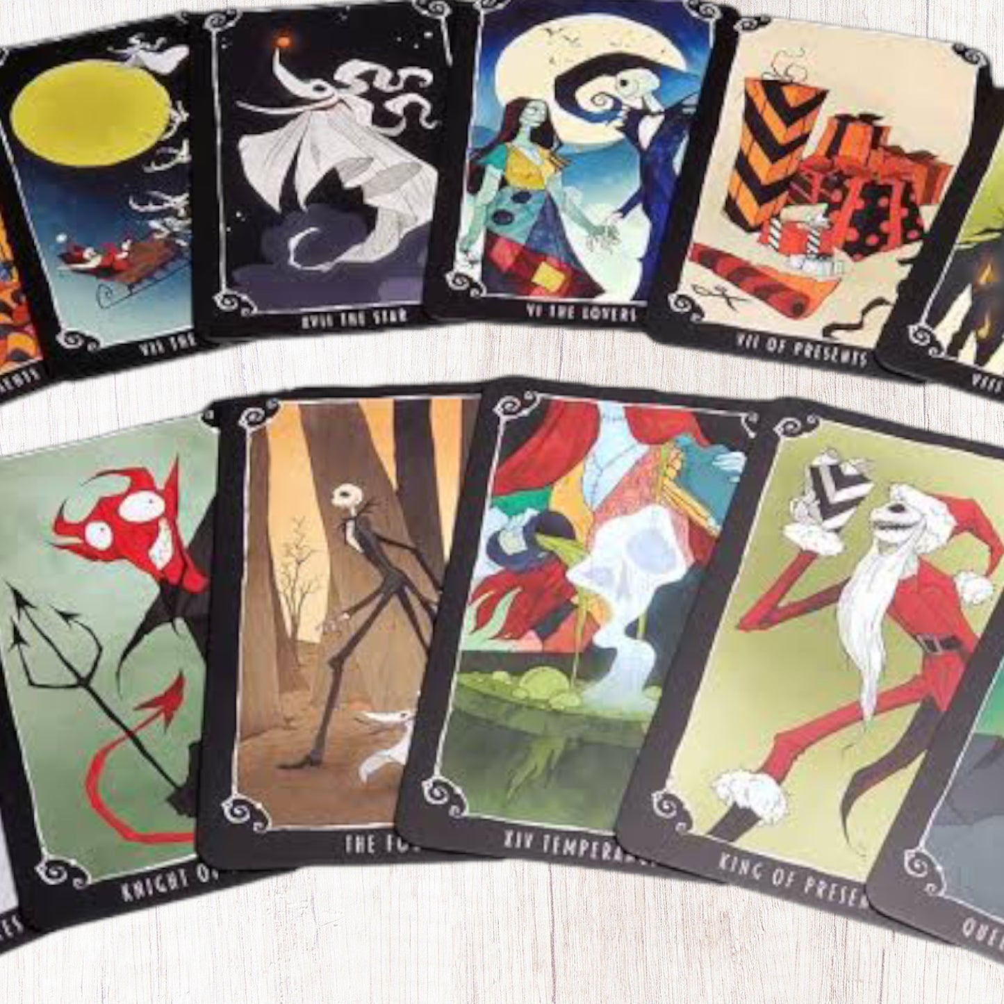 The Nightmare Before Christmas Tarot Deck Gift Set Official Deck