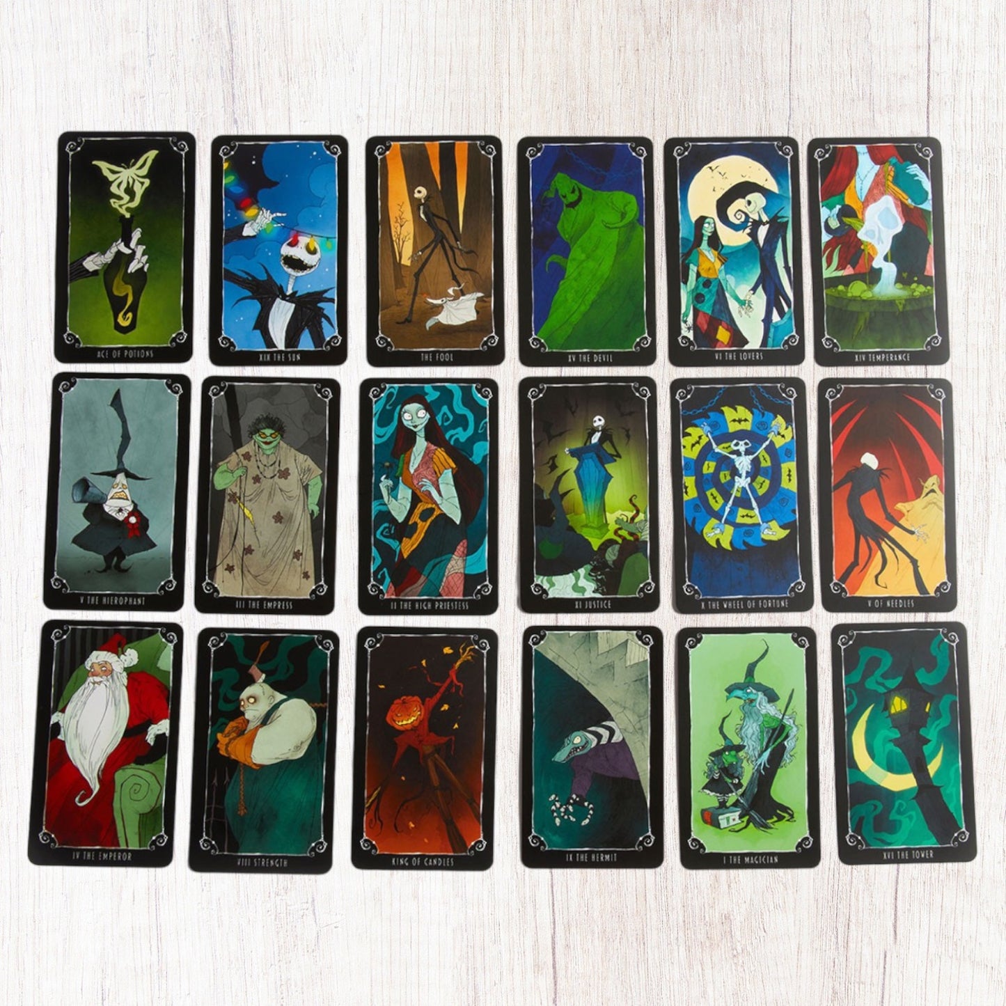 The Nightmare Before Christmas Tarot Deck Gift Set Official Deck