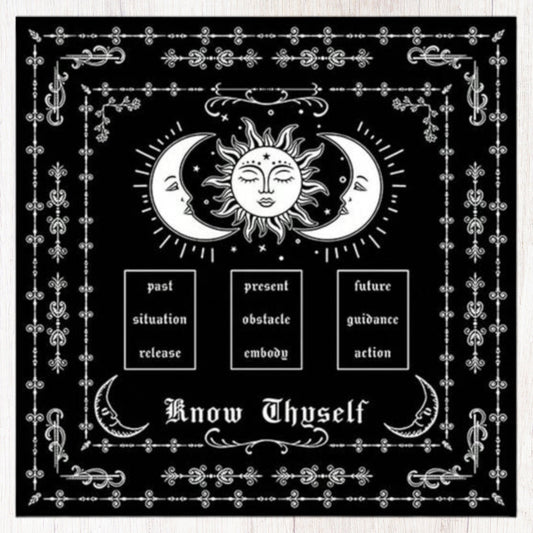 3 Card Spread Sun & Moon Altar Cloth