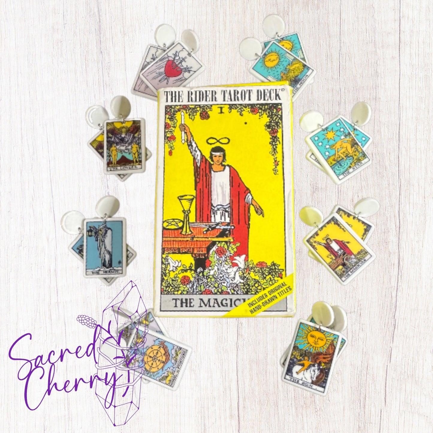 Rider-Waite Tarot Earrings