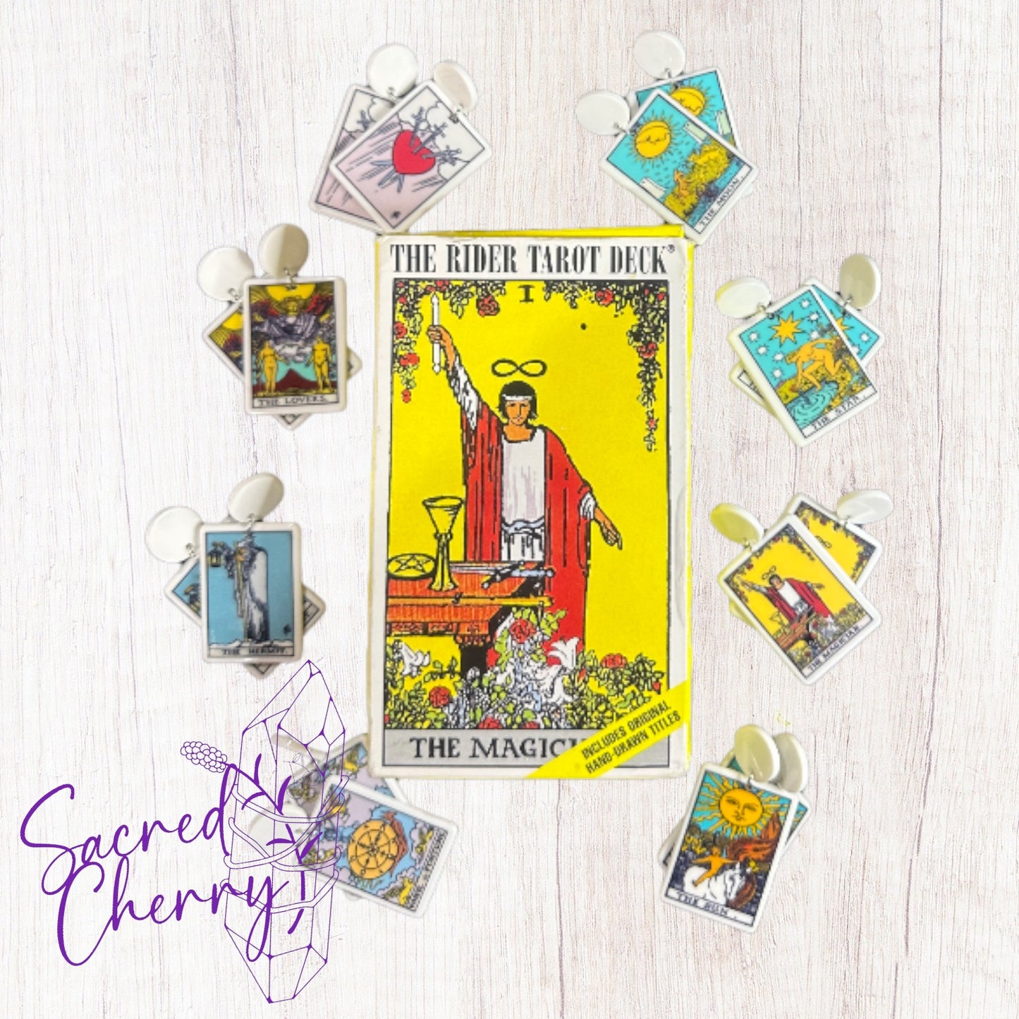 Rider-Waite Tarot Earrings