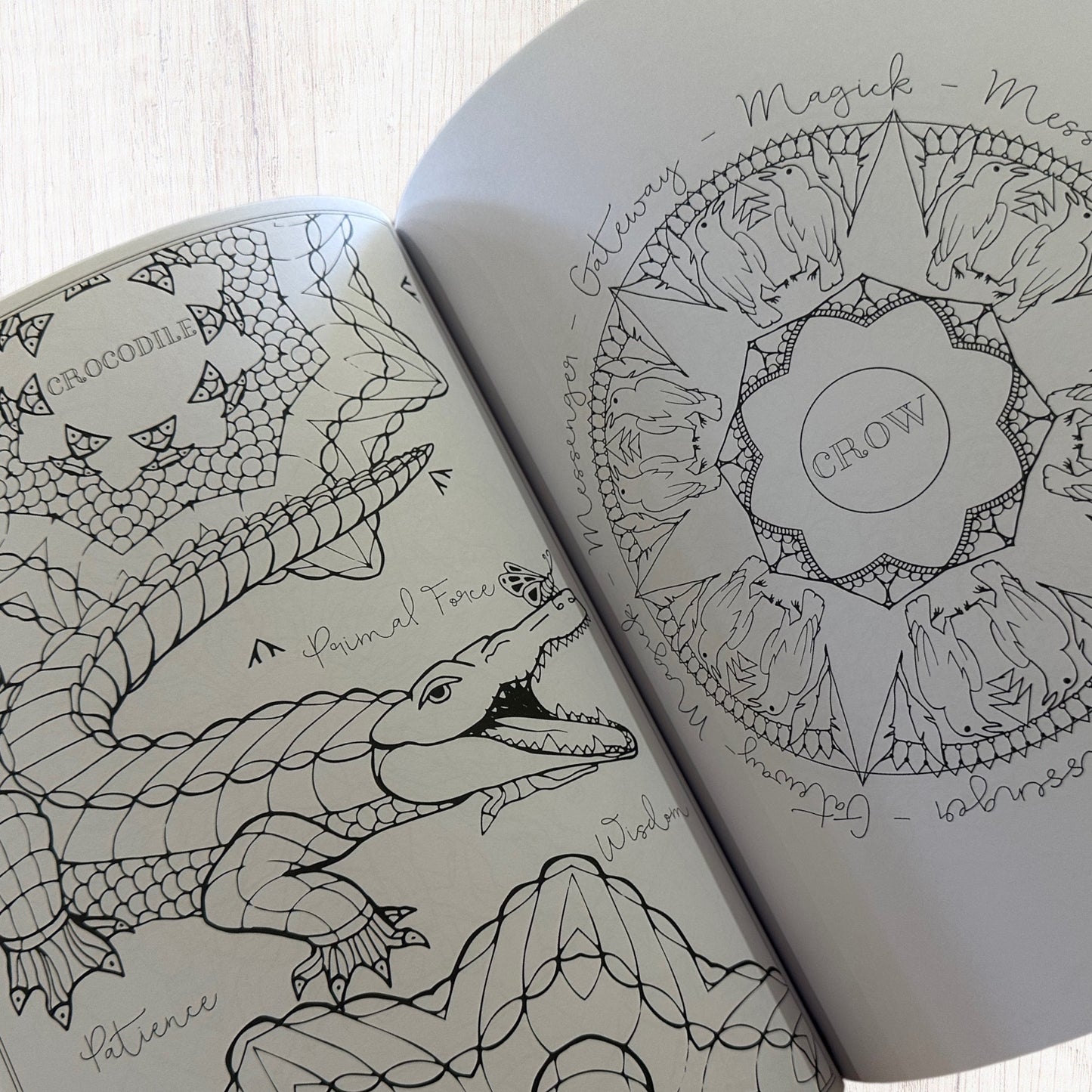 Spirit Animal Colouring Book