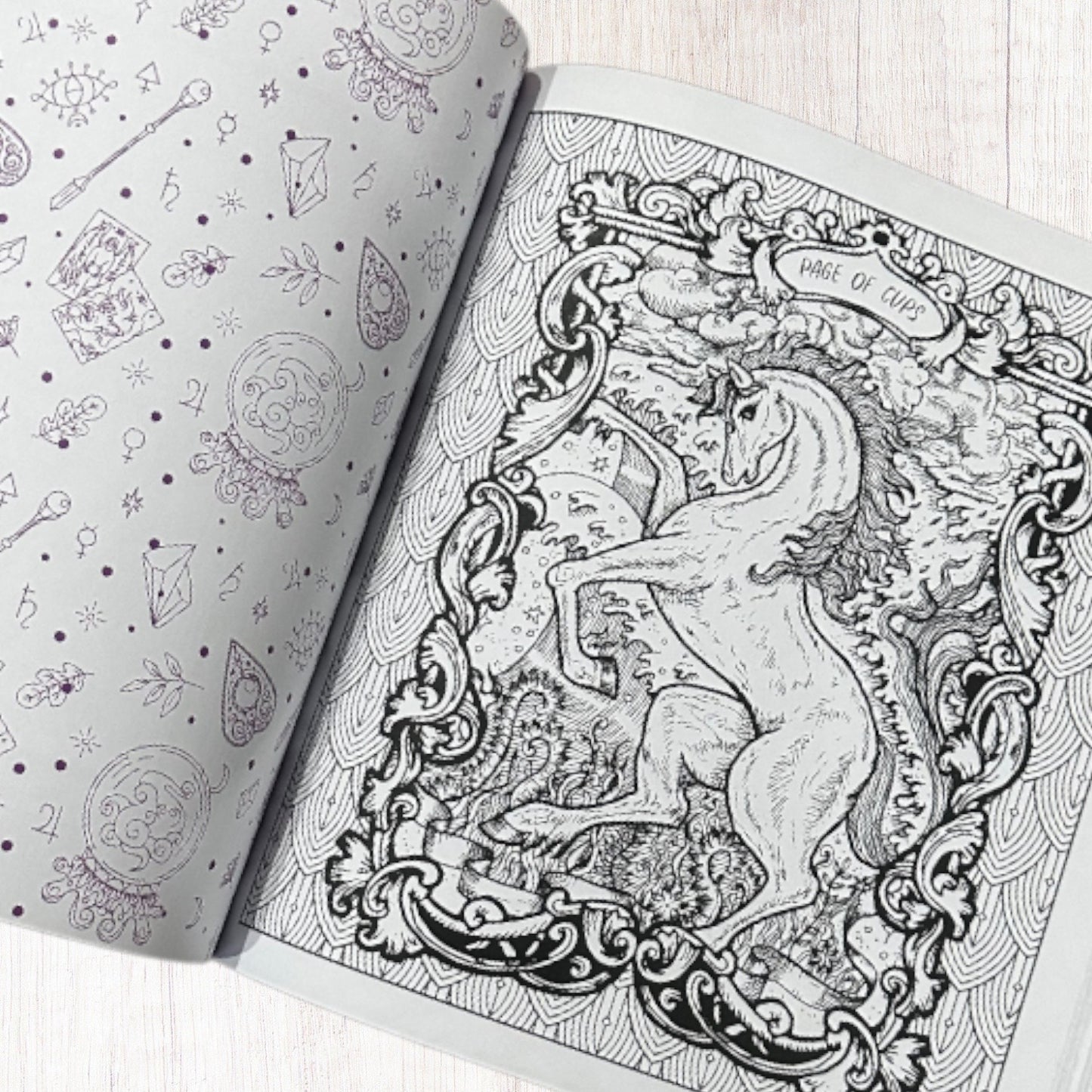 Tarot Colouring Book