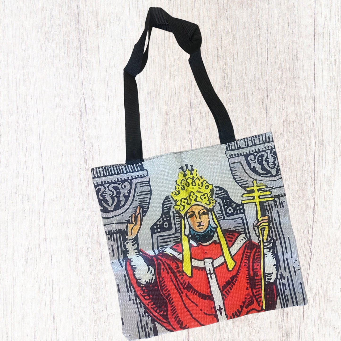 Tarot Shopper Tote: THe Hierophant