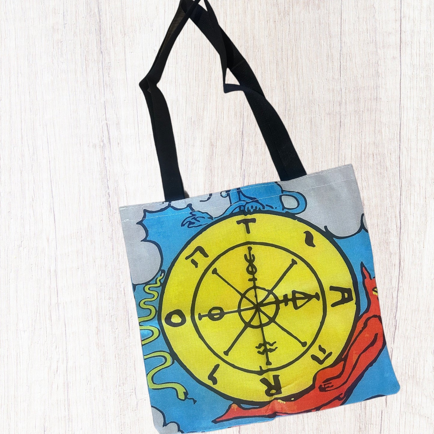 Tarot Shopper Tote: The Wheel Of Fortune