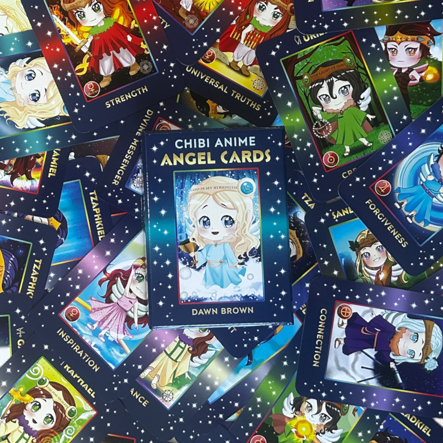 Chibi Anime Angel Cards