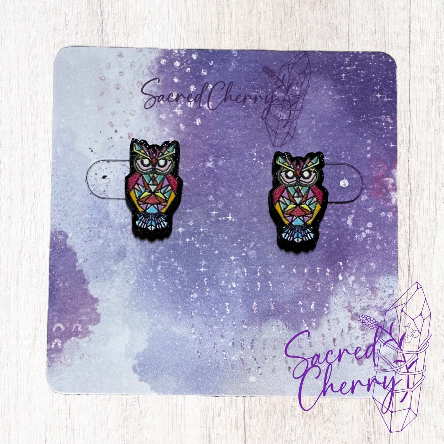 Owl Stud Earrings